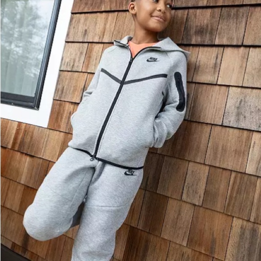 Nike Boys' Tech Fleece Full-Zip Sweatshirt